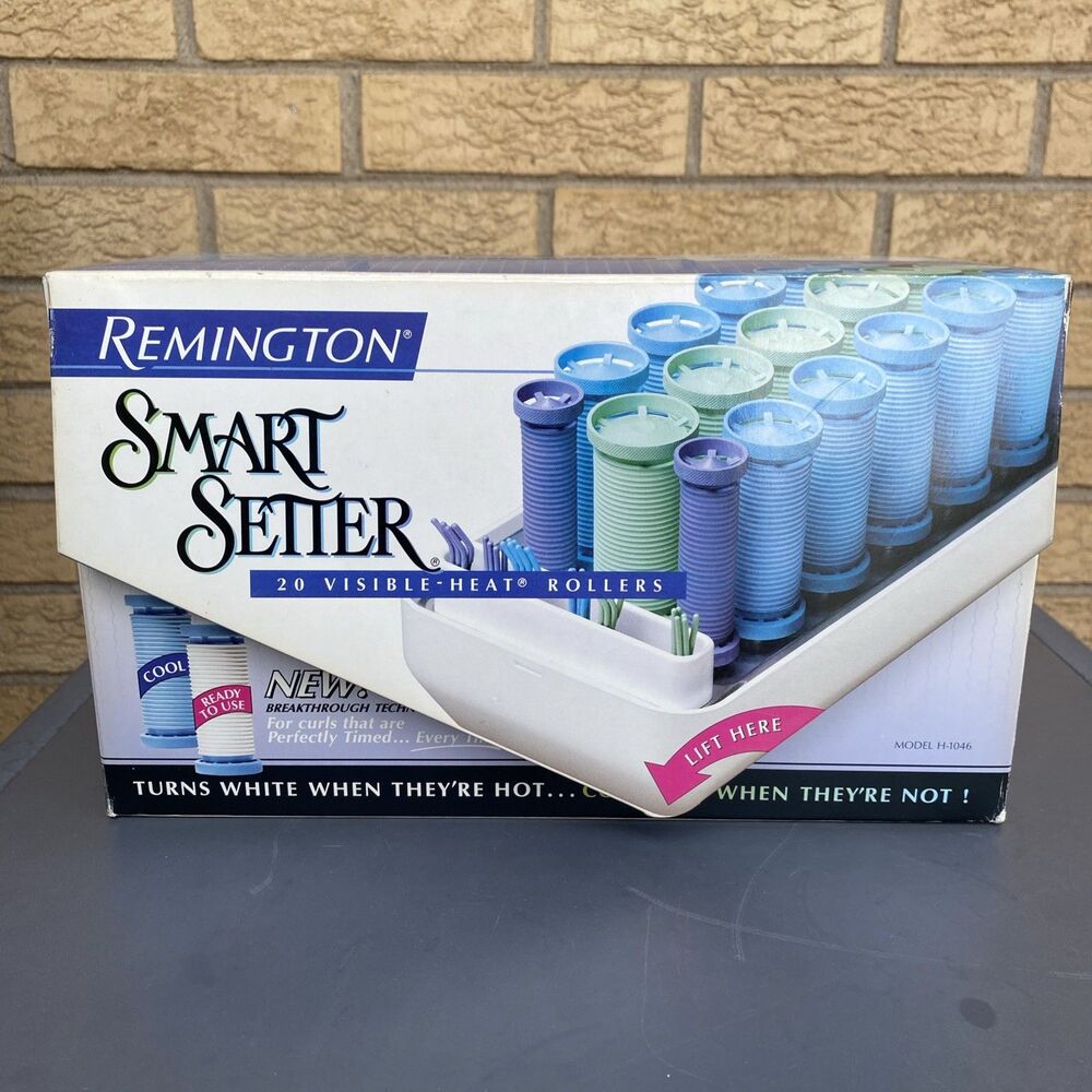 Remington Smart Setter H-1046 Vintage 20 Visible Heat Color Changing Rollers